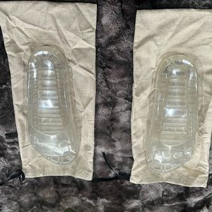 Gucci transparent slides size 12